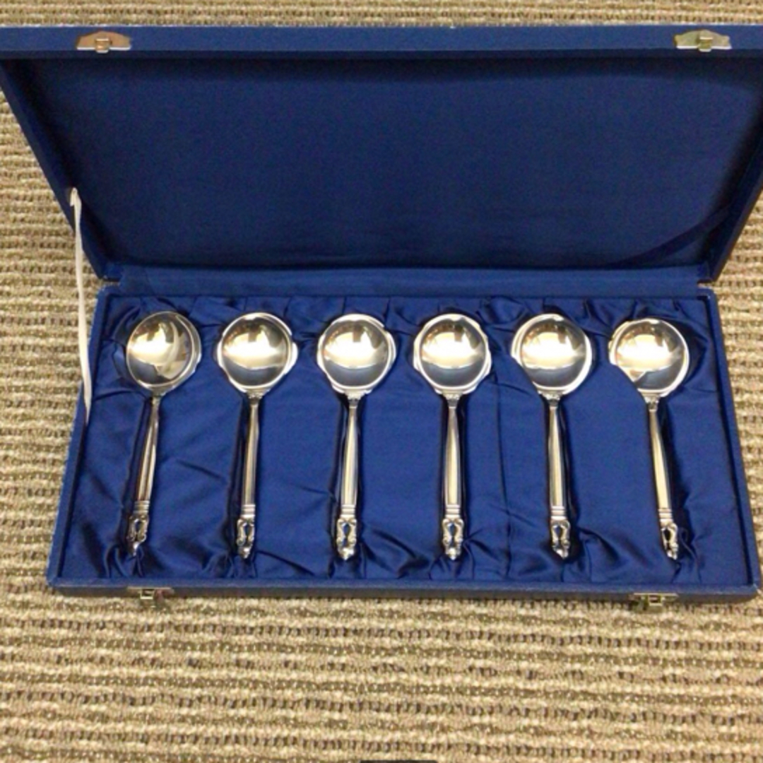 ジョージジェンセンAcornデザートスプーン/スープスプーン/ディナー