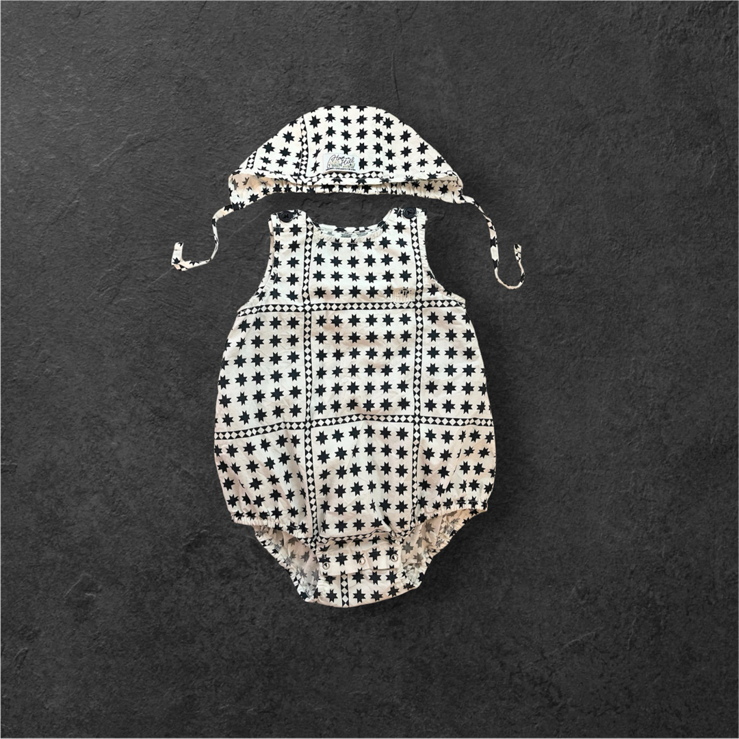 house on the hill ロンパース ボンネット house on the hill 赤