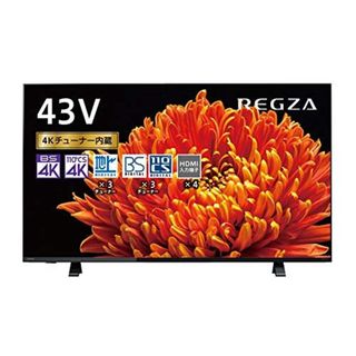 中古】東芝 43V型 液晶テレビ レグザ 43C340X 4Kチューナー内蔵 外付け