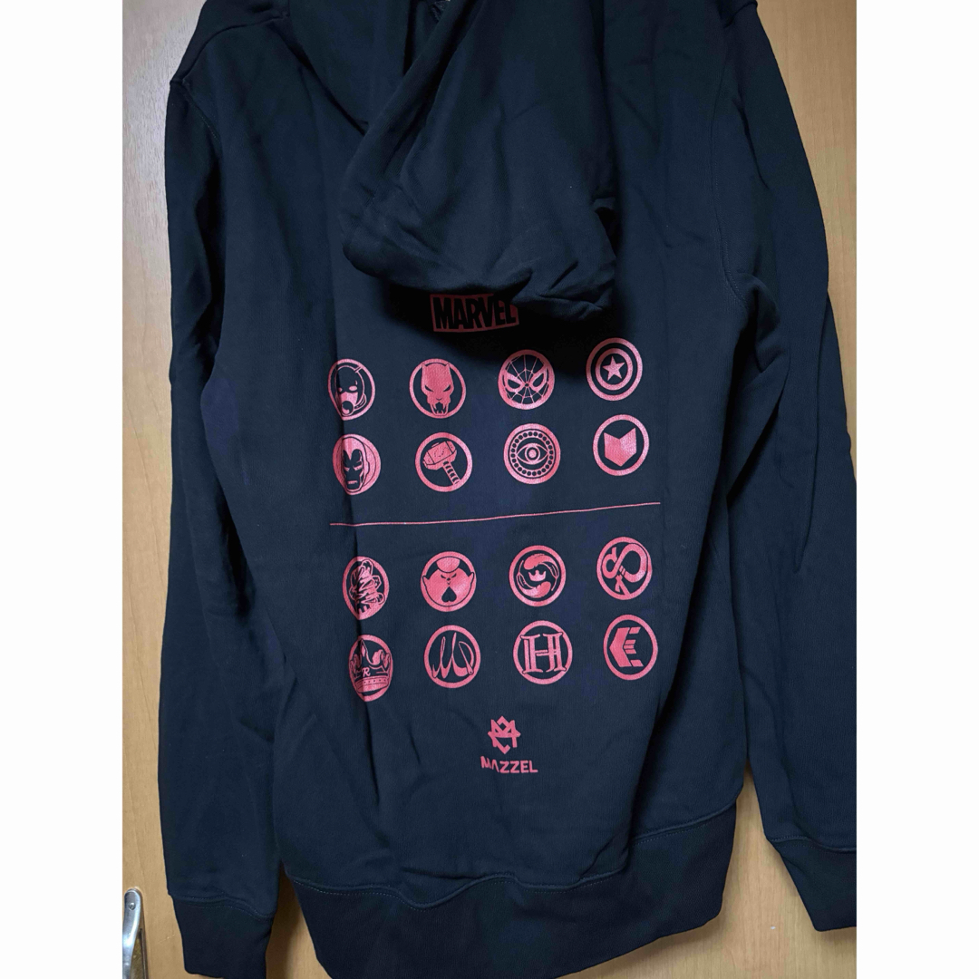 MARVEL × MAZZEL コラボ ジップパーカー Lサイズの通販 by rirk's shop