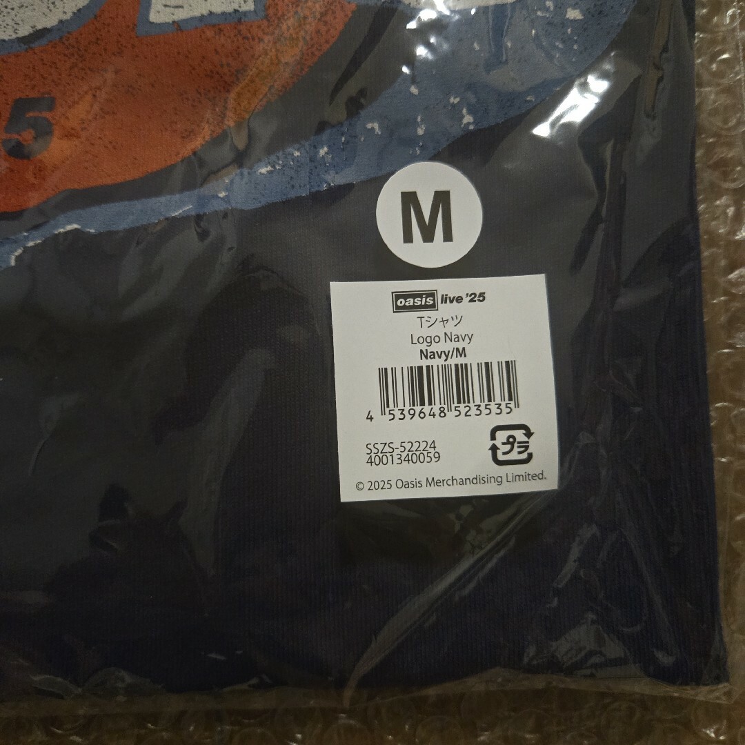 Oasis live'25 logo navy Tシャツ Mの通販 by nnn ｜ラクマ