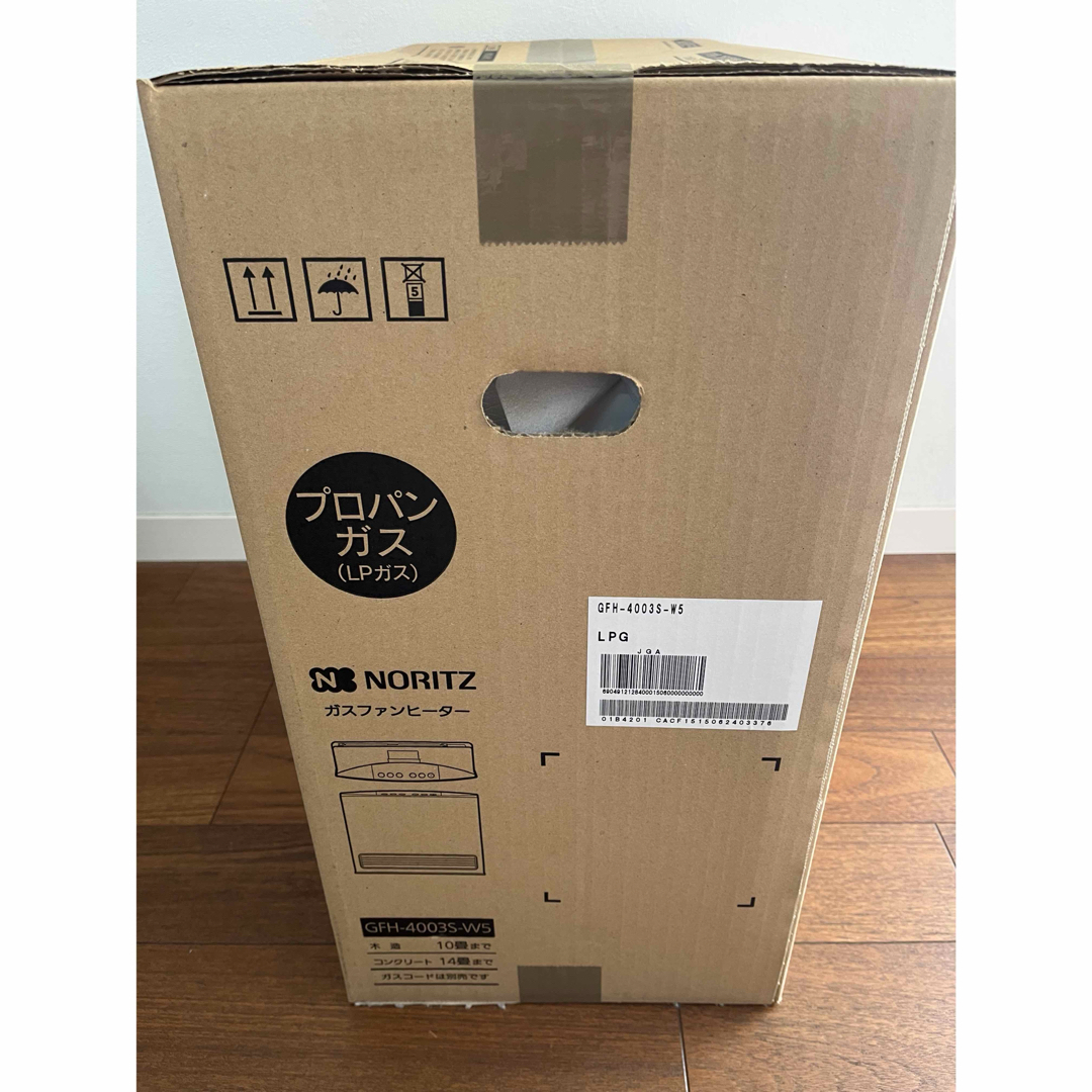 NORITZ - 未開封 プロパン用 ガスファンヒーター の通販 by 皿田きのこ
