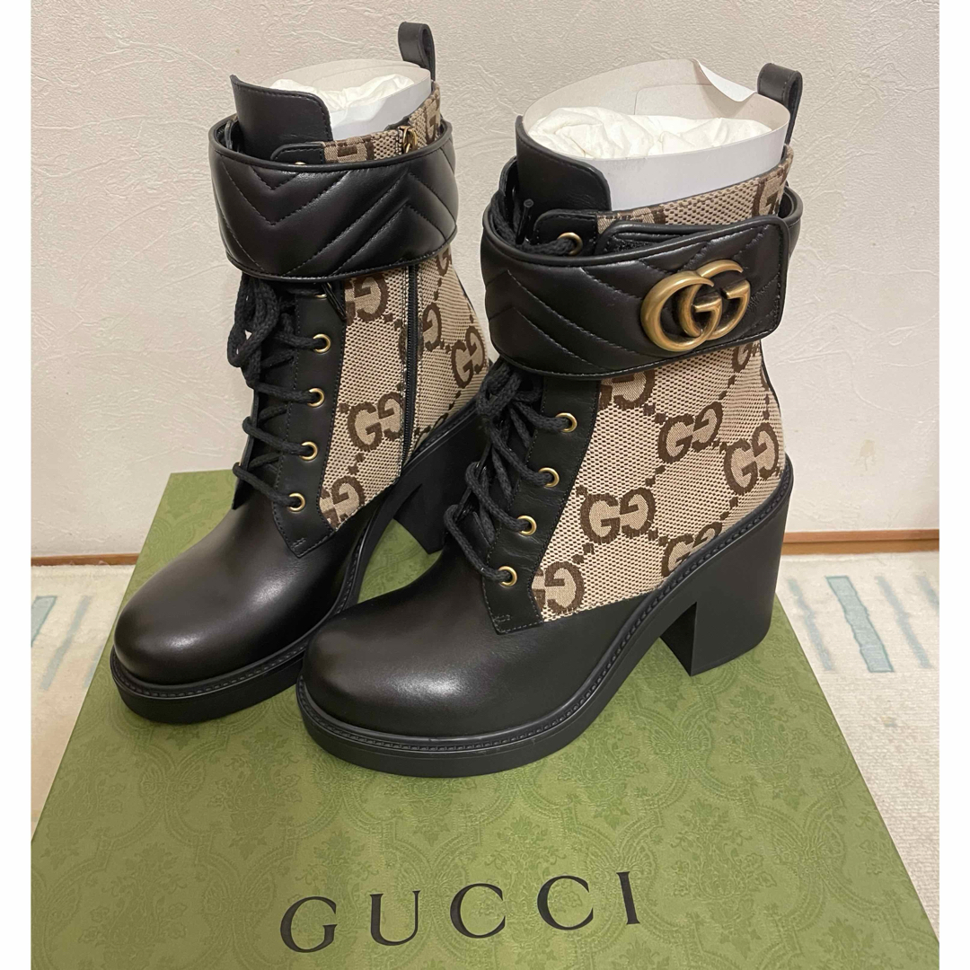 新品未使用品 GUCCI グッチ レディース ブーツ 25.5cm