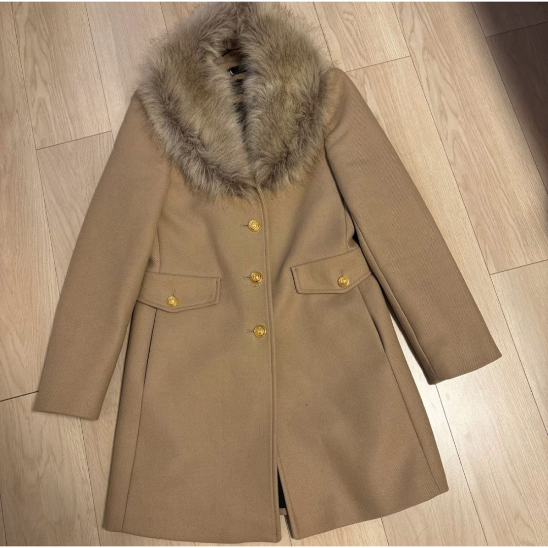 ZARA - ZARA Manteco 高級生地 ウール チェスターコート 金ボタンの