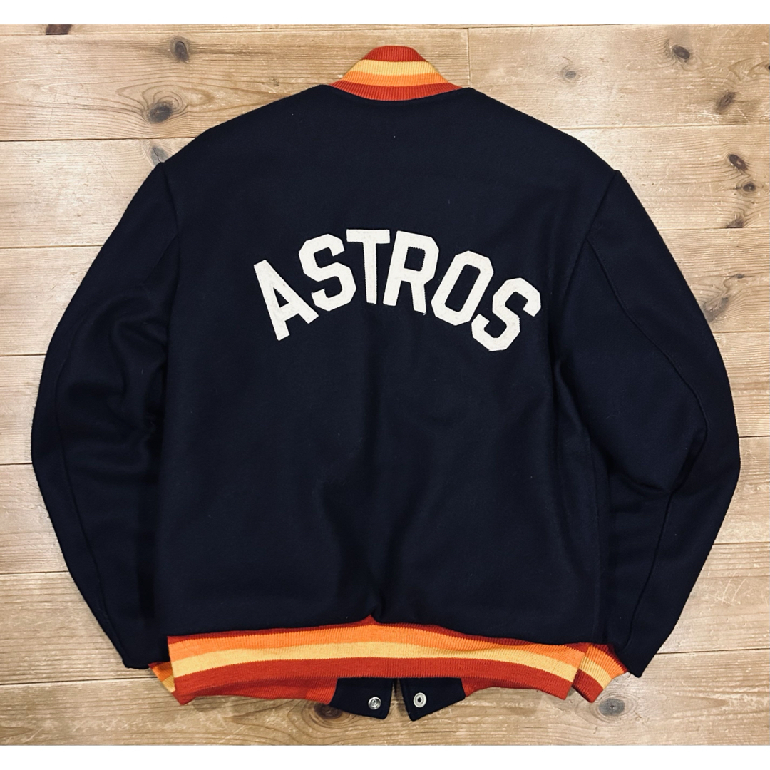 VINTAGE - スタジャン 古着 80s Pyramid ピラミッド Astros アストロズ