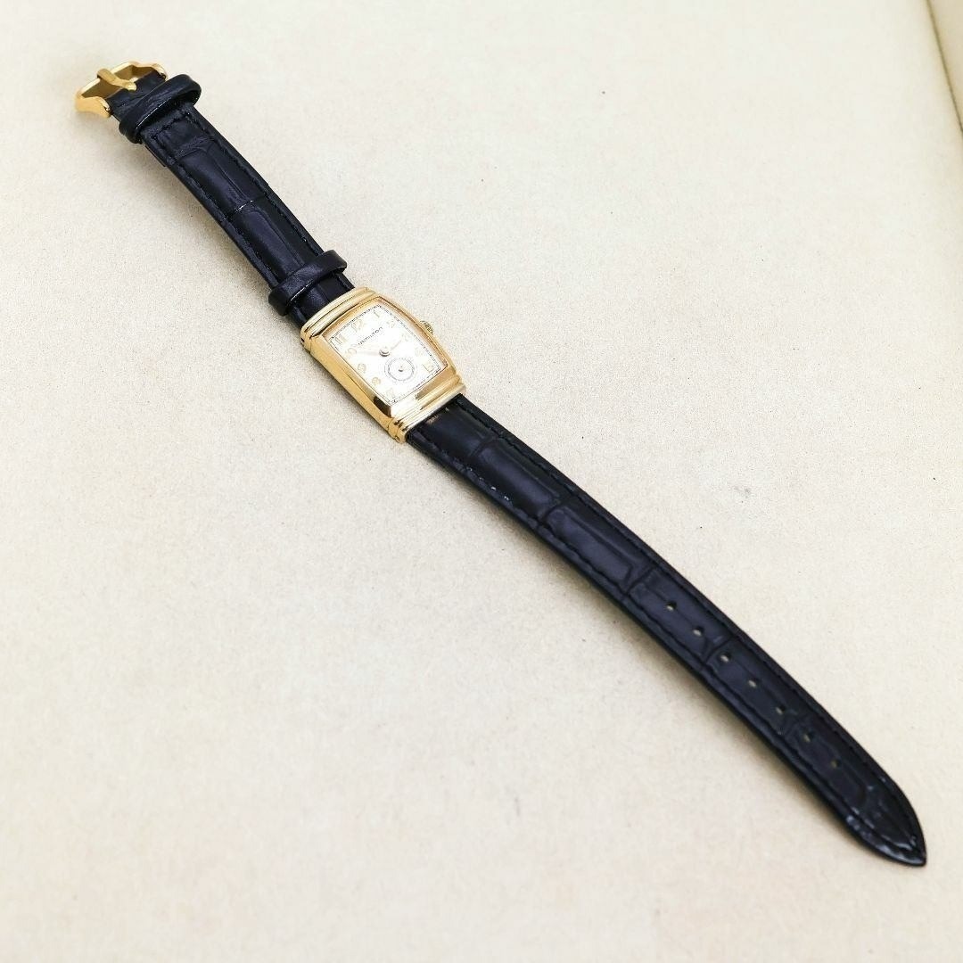 稼働 HAMILTON 腕時計 トノー スモセコ 6200A 1715の通販