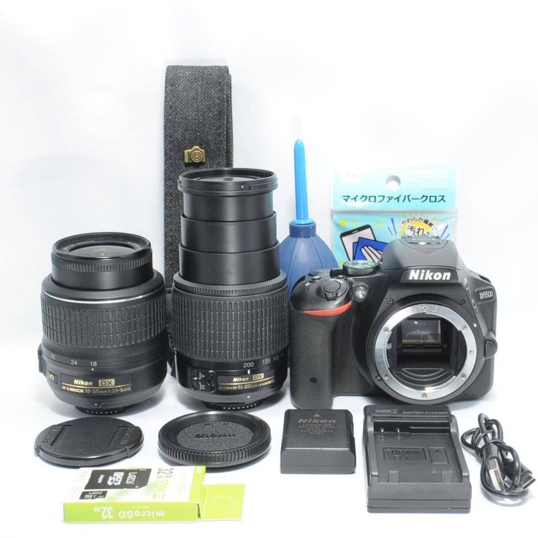 風景もお子様も綺麗に❤️Nikon D5500✨Wi-Fiでスマホ転送 即