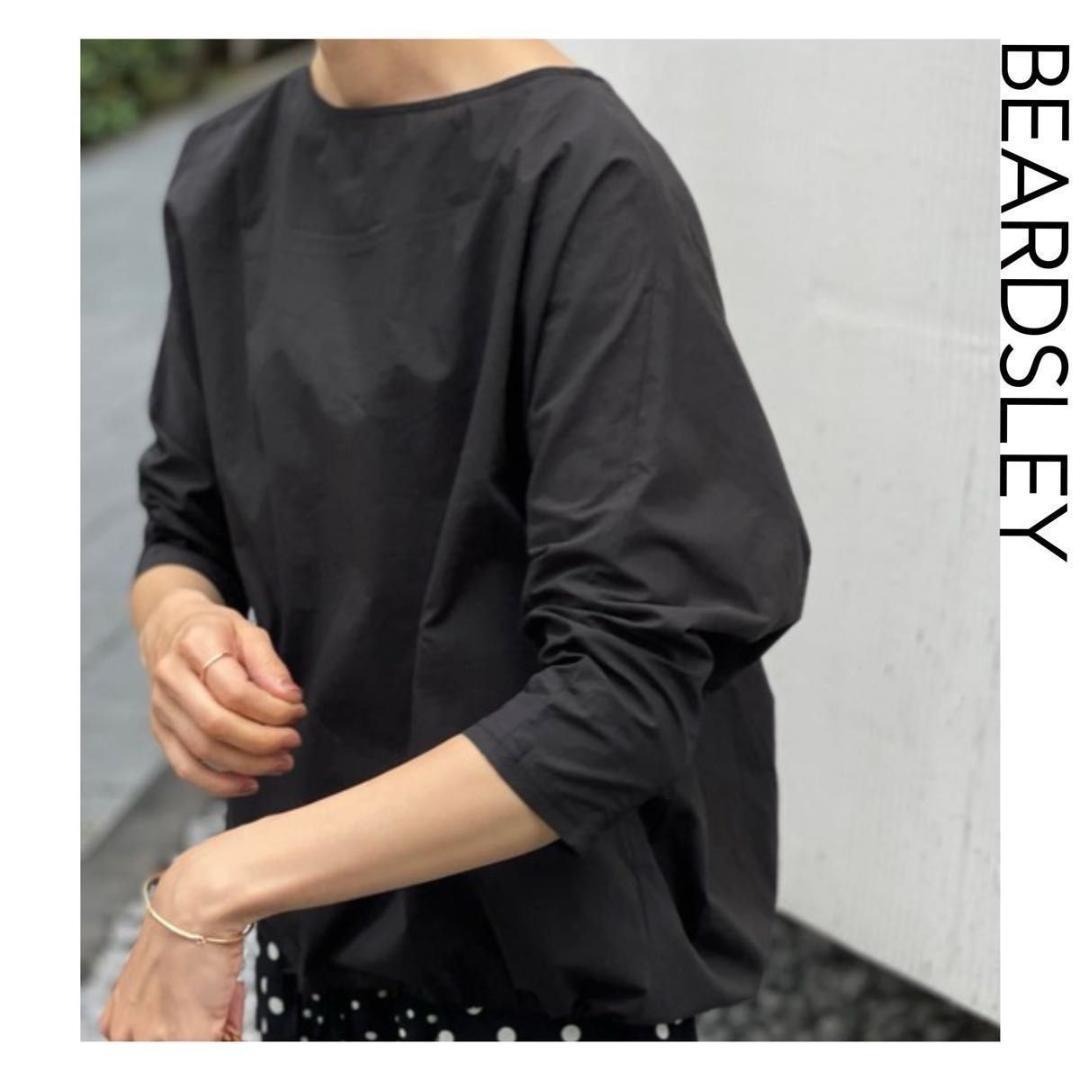 BEARDSLEY - BEARDSLEY ビアズリー シャツTシャツ ブラック 洗える