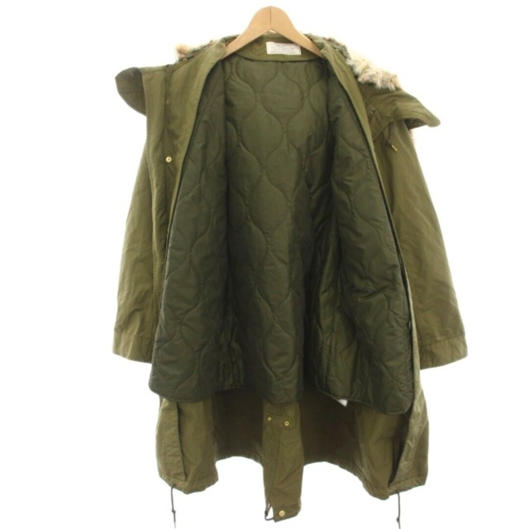 ドゥーズィエムクラス リアルファー ライナー付きモッズコート M65