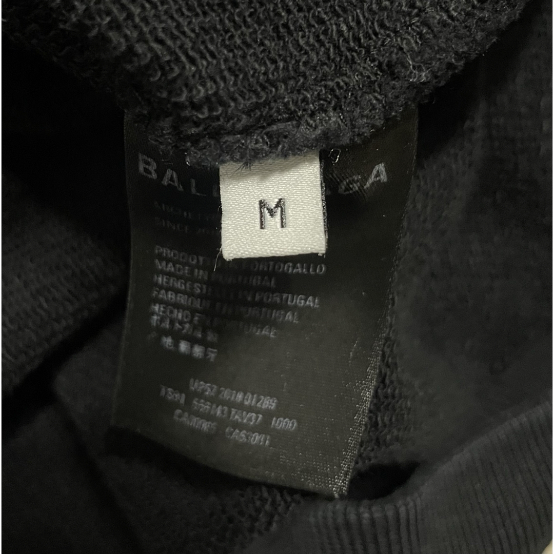 BALENCIAGA - ［極美品］バレンシアガ バックプリント ロゴパーカー