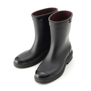 CHANEL - 値下げ！新品未使用 シャネル レインブーツ38 ジェニー着用