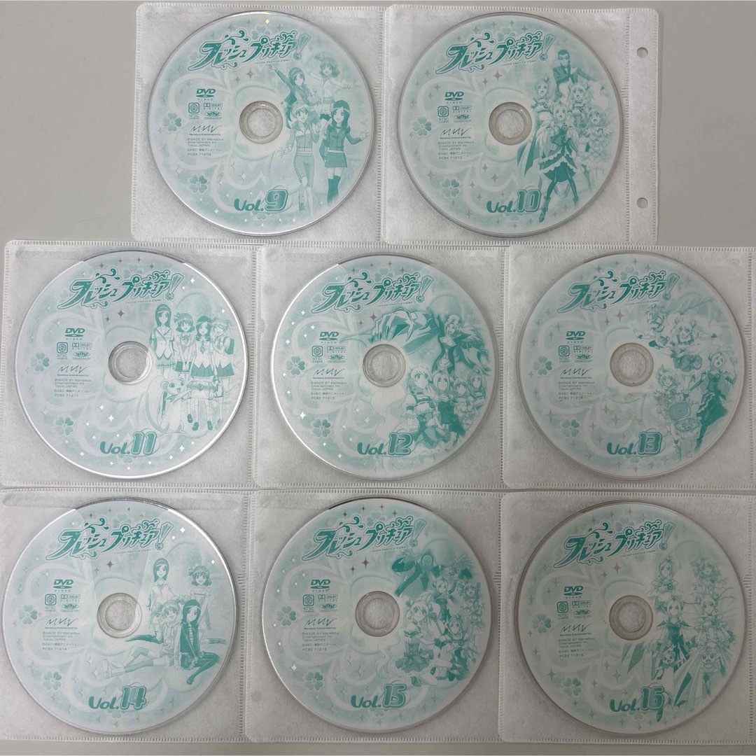 フレッシュプリキュア！ DVD 全16巻 全巻セット レンタル落ちの通販 by