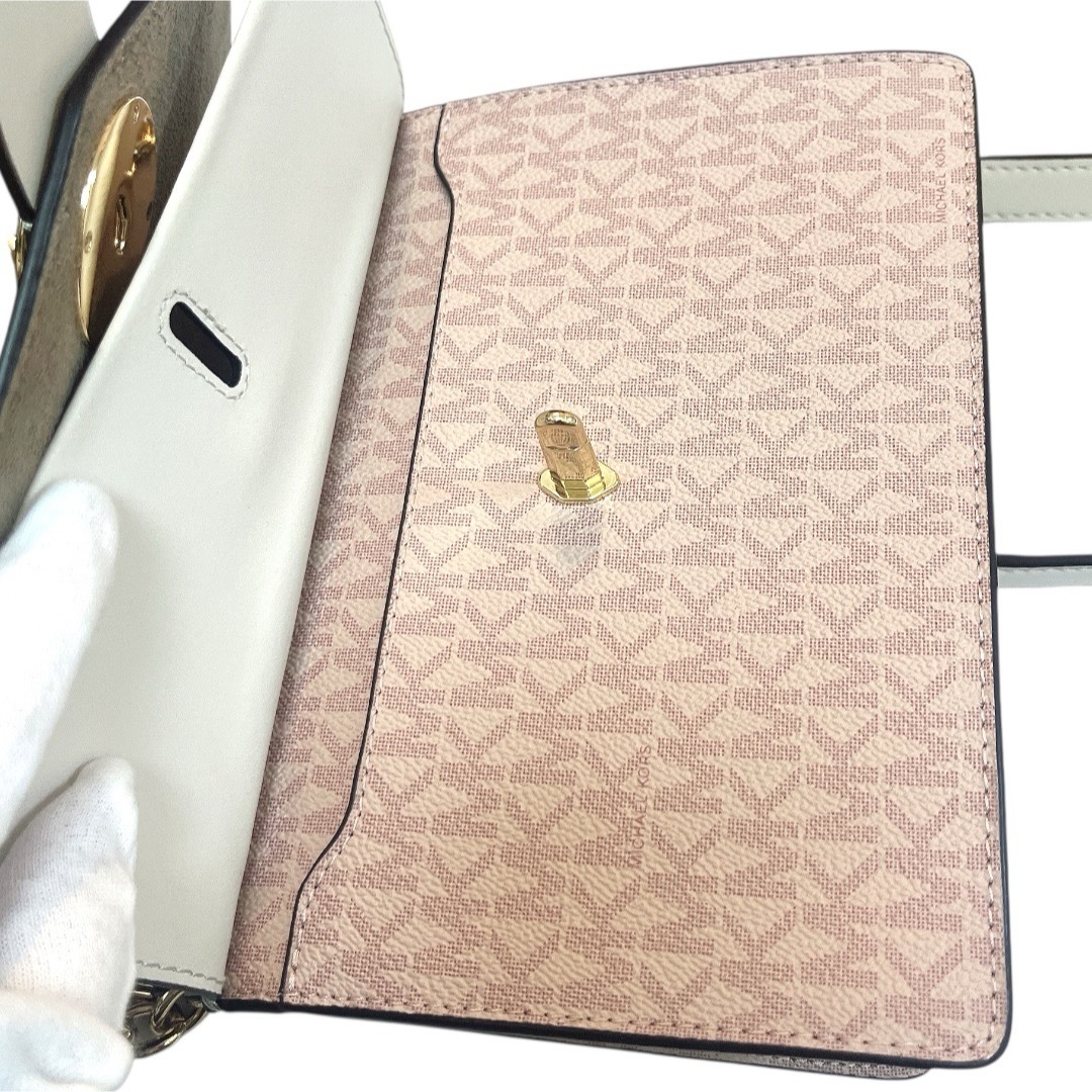 MICHAEL KORS - 【ほぼ未使用】MICHALE KORS カラーブロック クロス