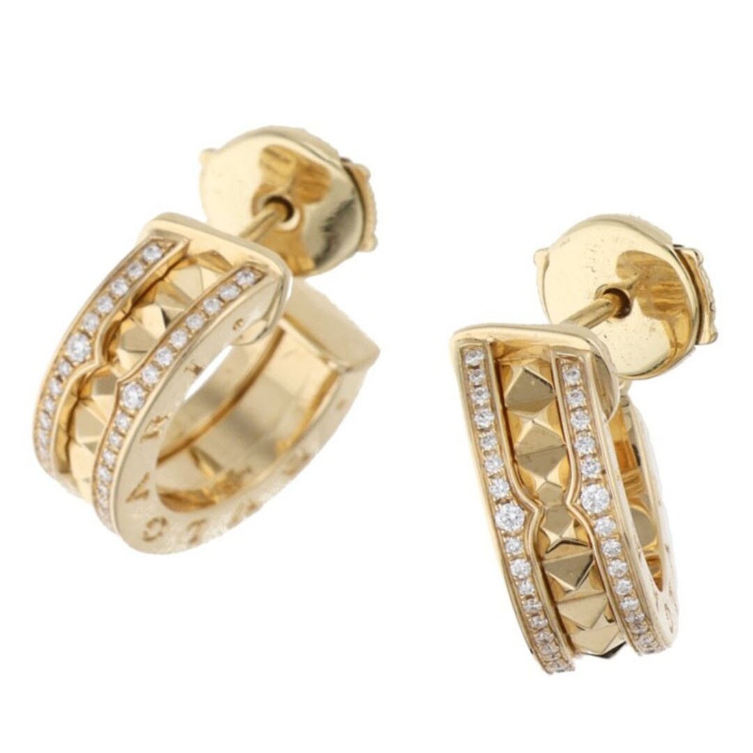 BVLGARI - ブルガリ B-zero1 357918 K18YGダイヤピアス メンズの通販