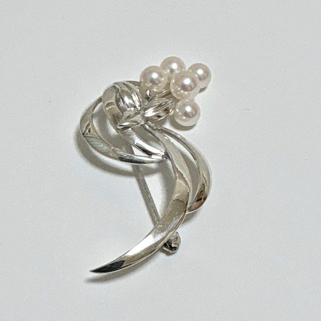 MIKIMOTO - 皇室御用達✨ MIKIMOTO あこや 本真珠 5珠 パール ブローチ