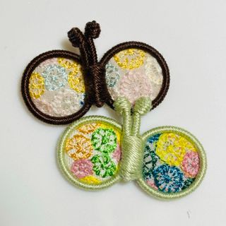 mina perhonen - ミナペルホネン tambourine ブローチ アンティーク