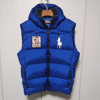 POLO RALPH LAUREN（ダウンベスト ・ ブルー・ネイビー/青色系）の