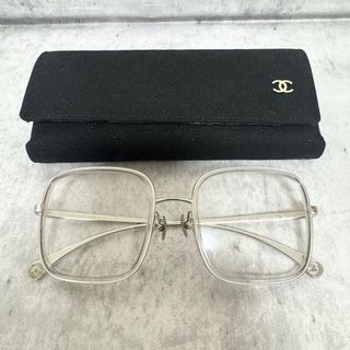 CHANEL - CHANEL シャネル サングラス 眼鏡 ココマーク リムレス フチ