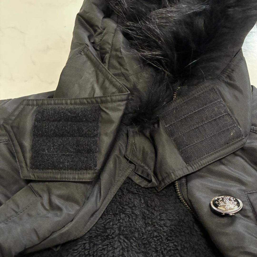 y2k CECIL McBEE ファー付中綿ブルゾン 平成ギャル M（B617）