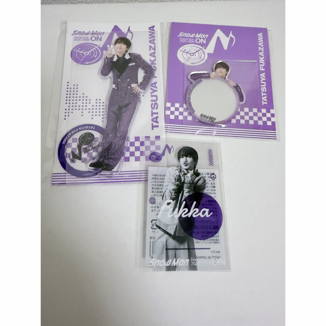 Snow Man - SnowMan 2025 深澤辰哉 アクスタ クリアステッカー ミラー