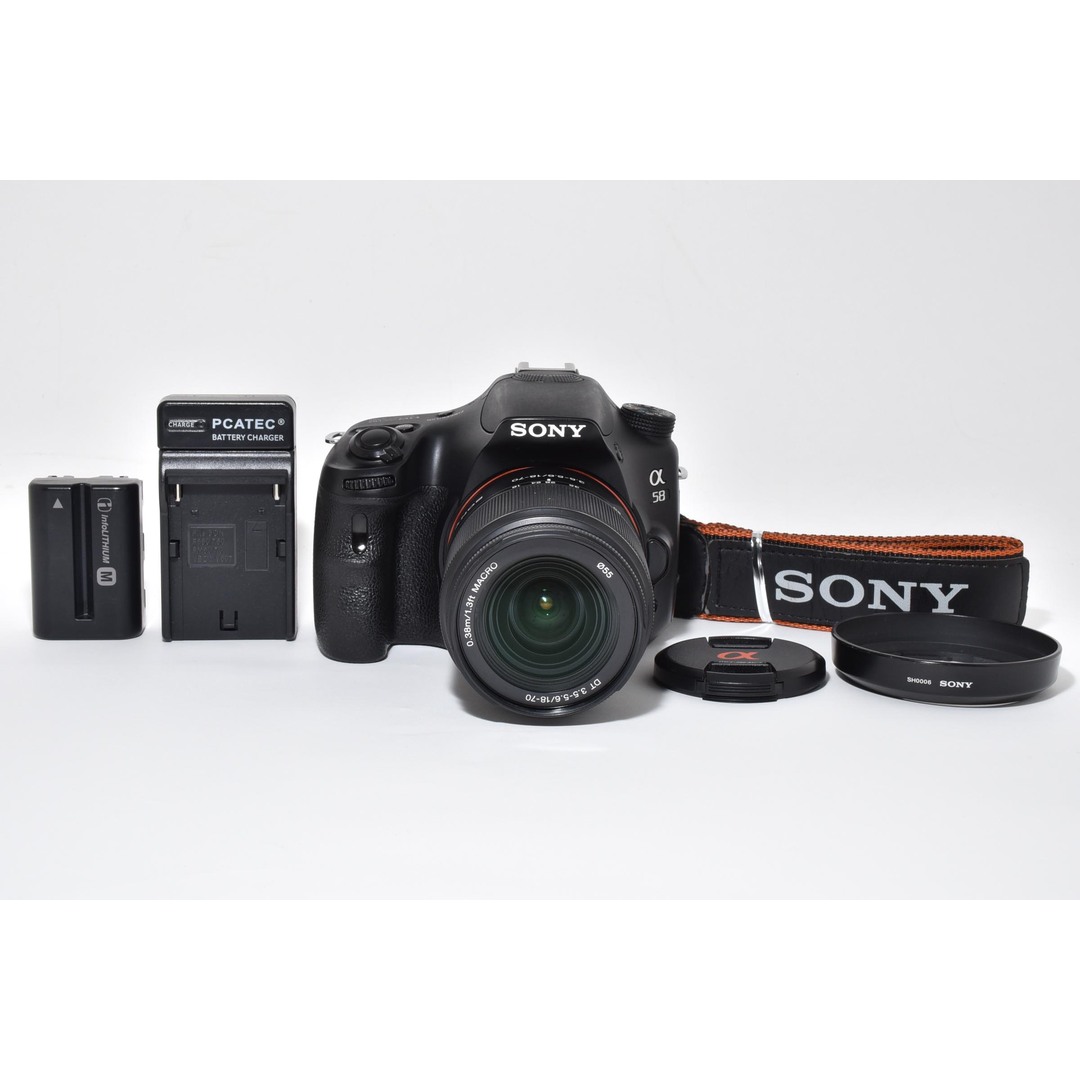 美品 Sony a58 スマホ転送OK レンズキット #9488