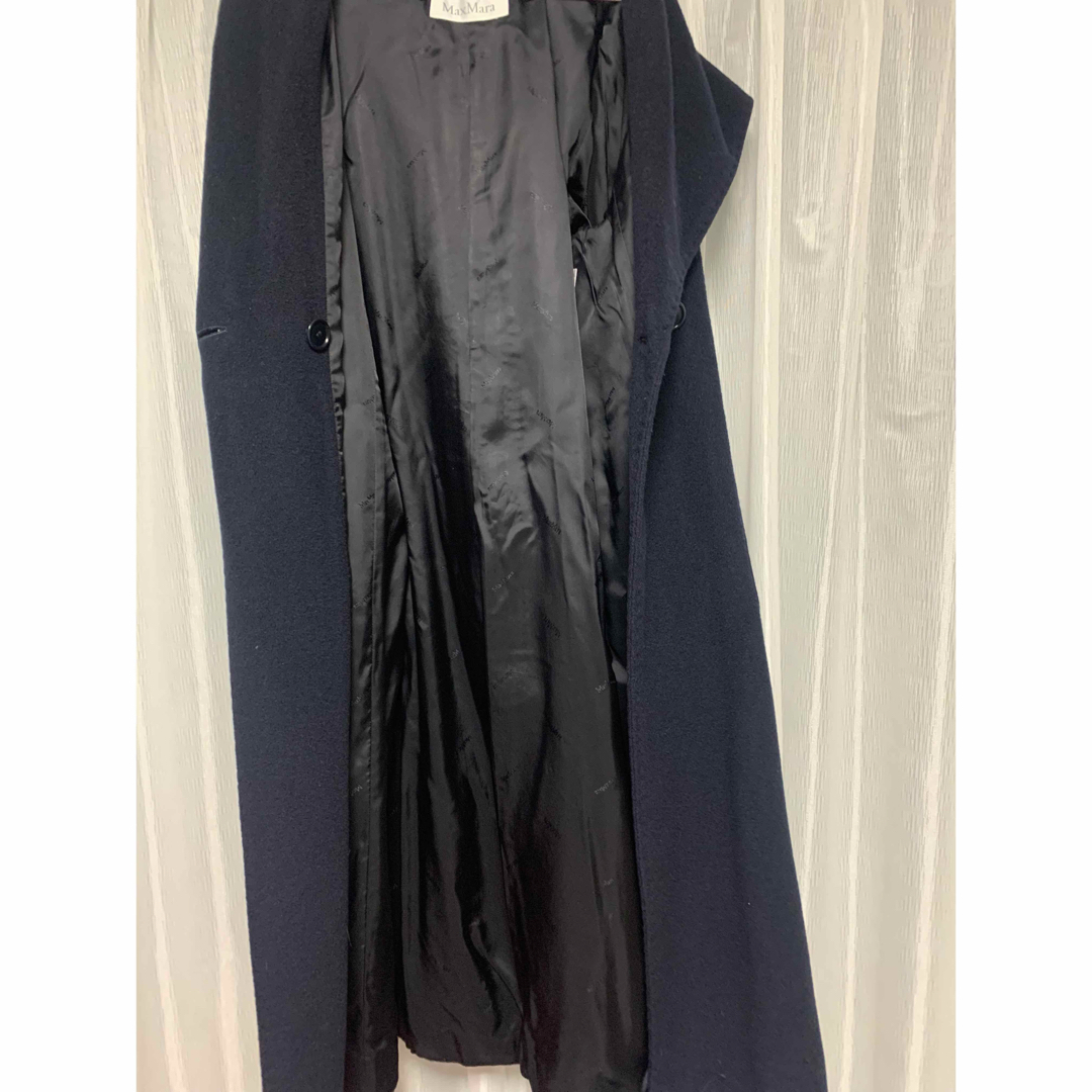 Max Mara - Max Mara マックスマーラ フード付きコート ネイビーの通販