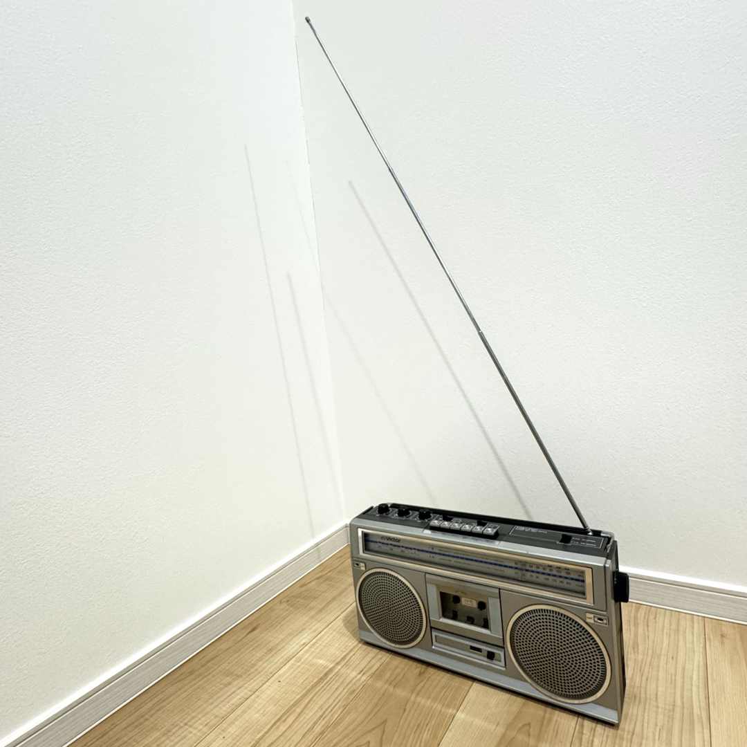 Victor - 【動作品】 Victor RC-555 昭和銘機 ラジカセ カセットデッキ