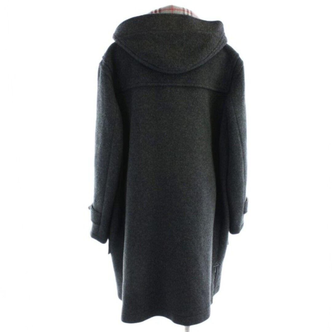 バーバリー ロンドン ダッフルコート ロング丈 ウール S グレー