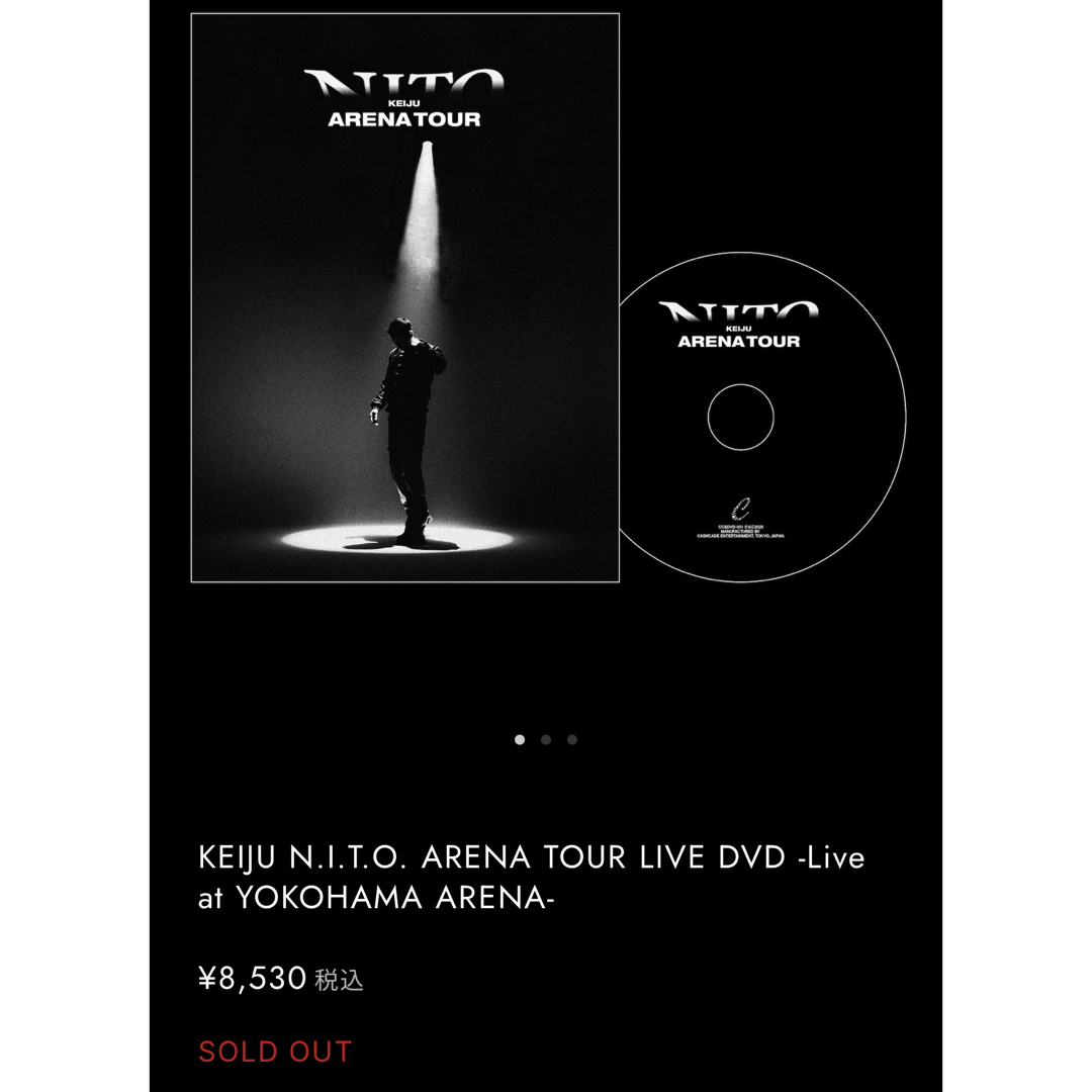 KEIJU N.I.T.O. ARENA TOUR LIVE DVDの通販｜beswd.com