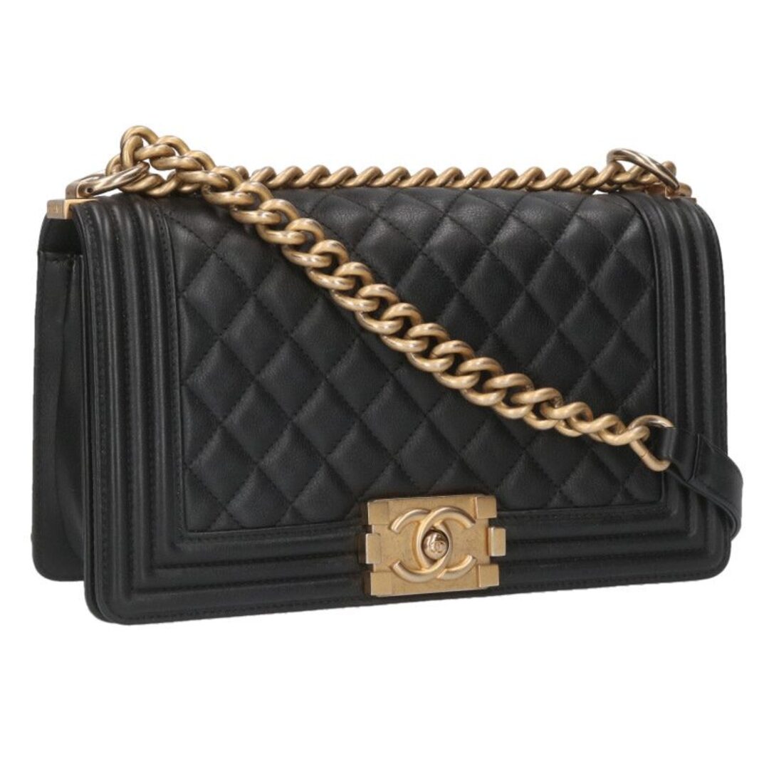 CHANEL - シャネル ボーイシャネル25 ラムスキンチェーンレザー