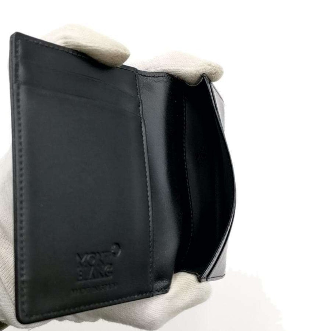 超美品 モンブラン 名刺入れ カードケース レザー 11-25112708