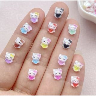 ハローキティ - 3Dパーツ キティちゃん他 6Pの通販 by sunflower