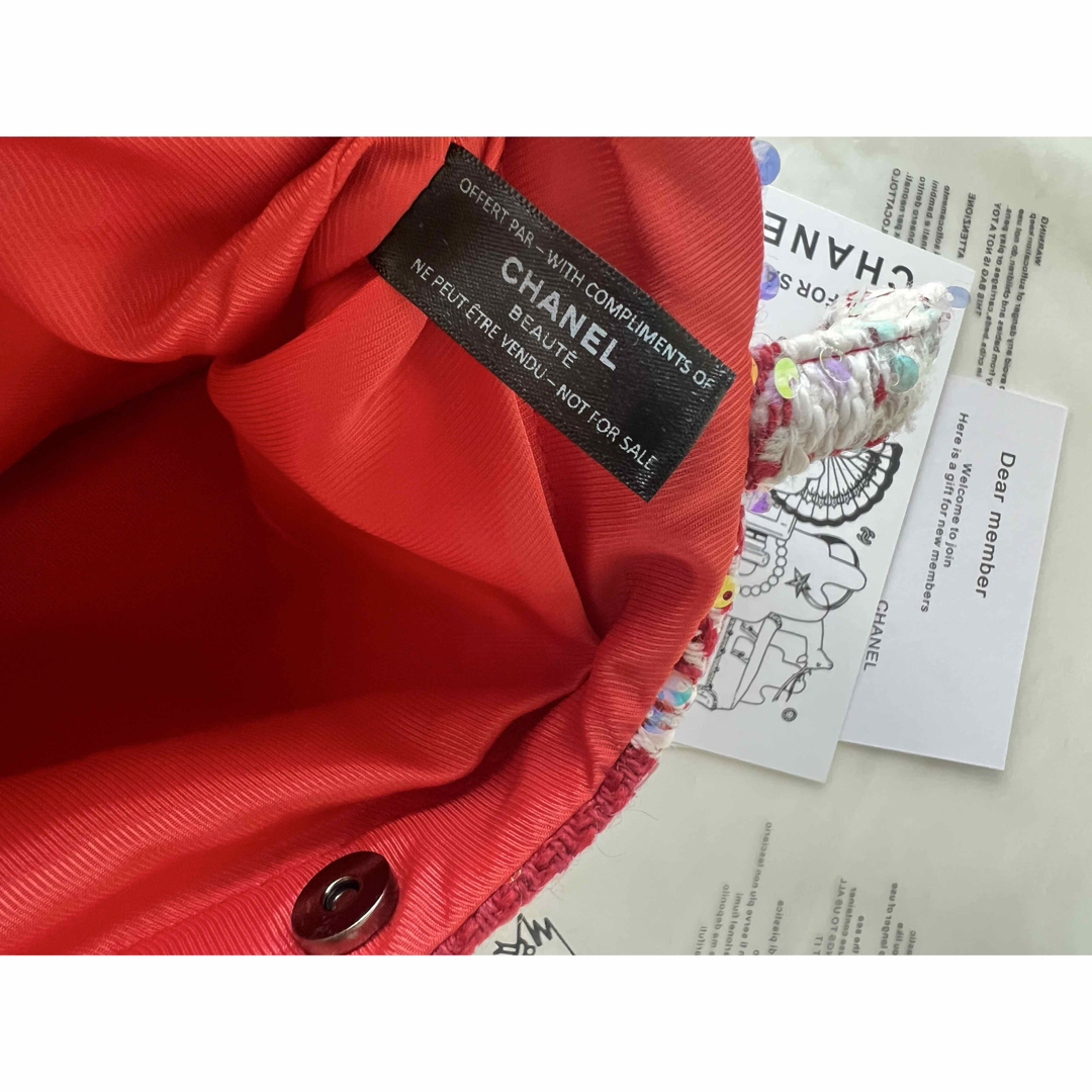 CHANEL - CHANELシャネル ココマークツイードスパンコール トート