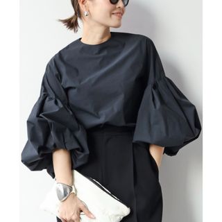 DEUXIEME CLASSE - deuxieme classe トリアセジョーゼットVネックプル