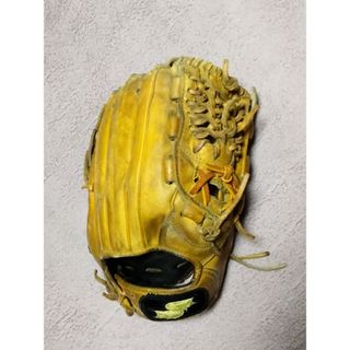 ZETT - ゼット ZETT 834 投手用 硬式グローブイエローの通販 by ひょう