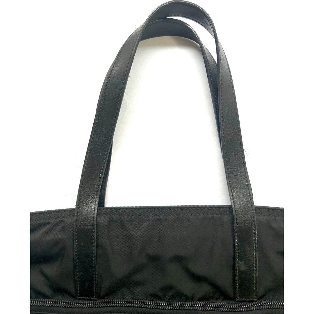 PRADA - PRADA プラダ✨ナイロントートバッグ A4可 ブラック三角ロゴ