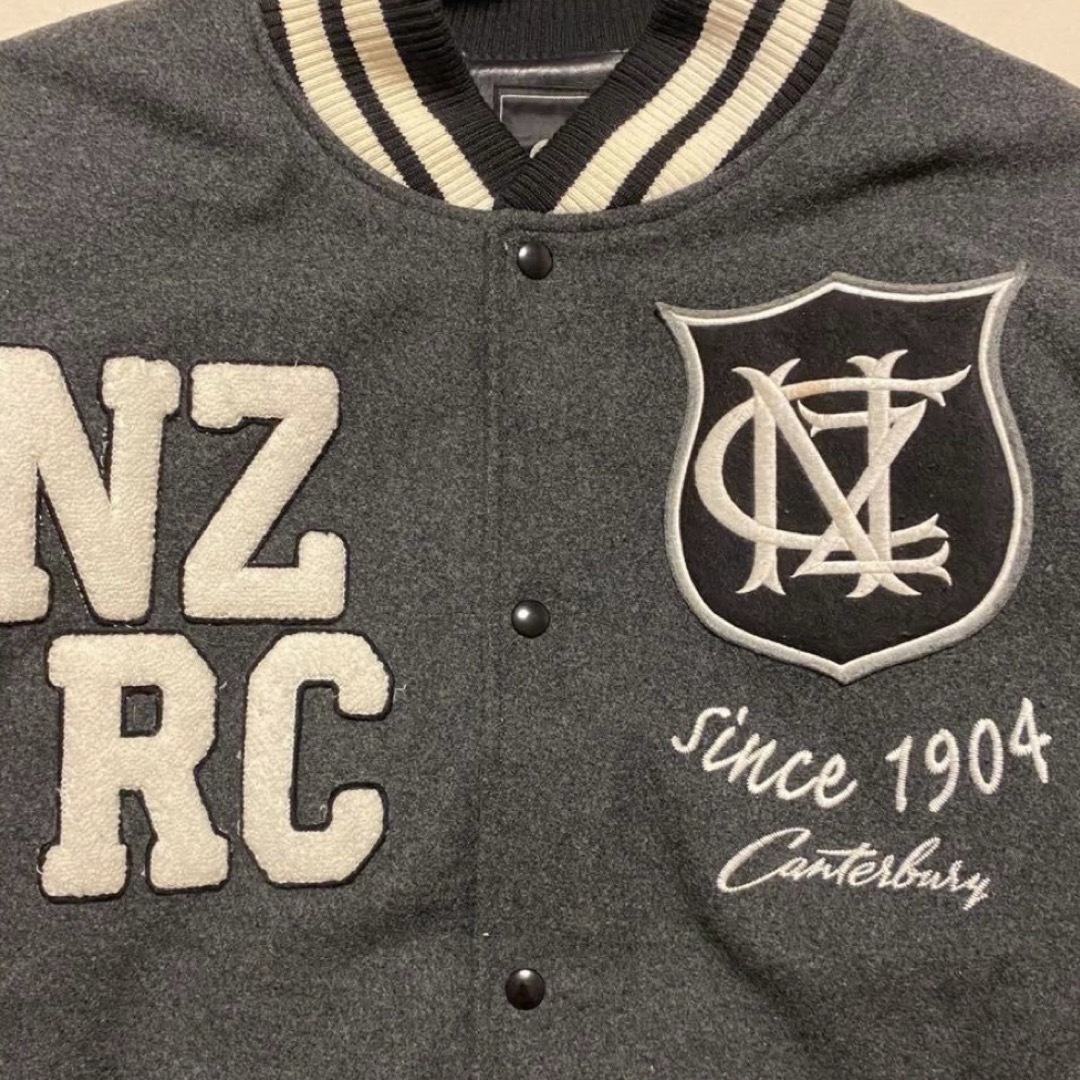 CANTERBURY - 豪華刺繍 カンタベリー フルデコ 袖革 スタジャン オール