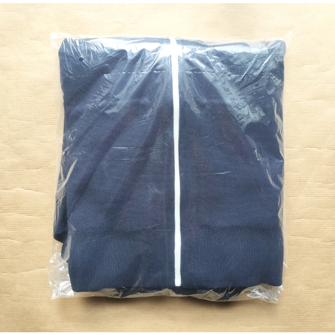 UNIQLO - ミラノリブフルジップカーディガン ユニクロC ネイビー XXLの