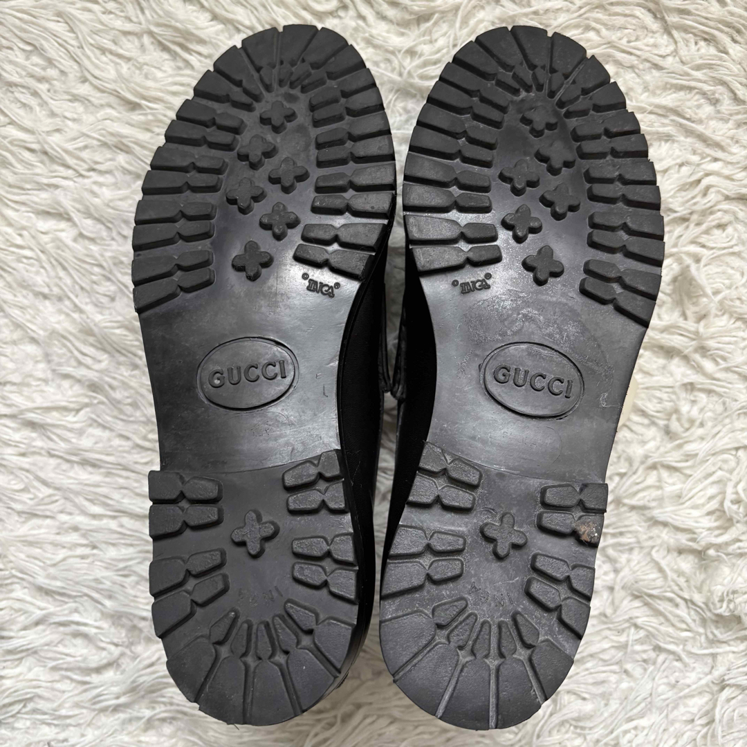 GUCCI - GUCCI ホースビットローファー 本革 コマンドソール 黒 金色