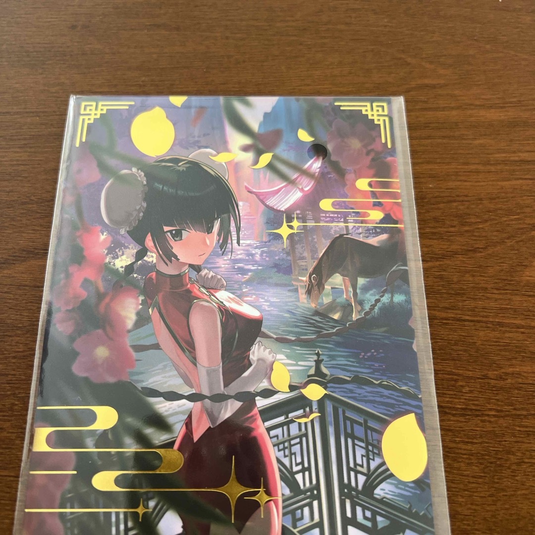 ガンダムカードゲーム 王留美 EXリソース GCG 中国限定 未使用未開封の