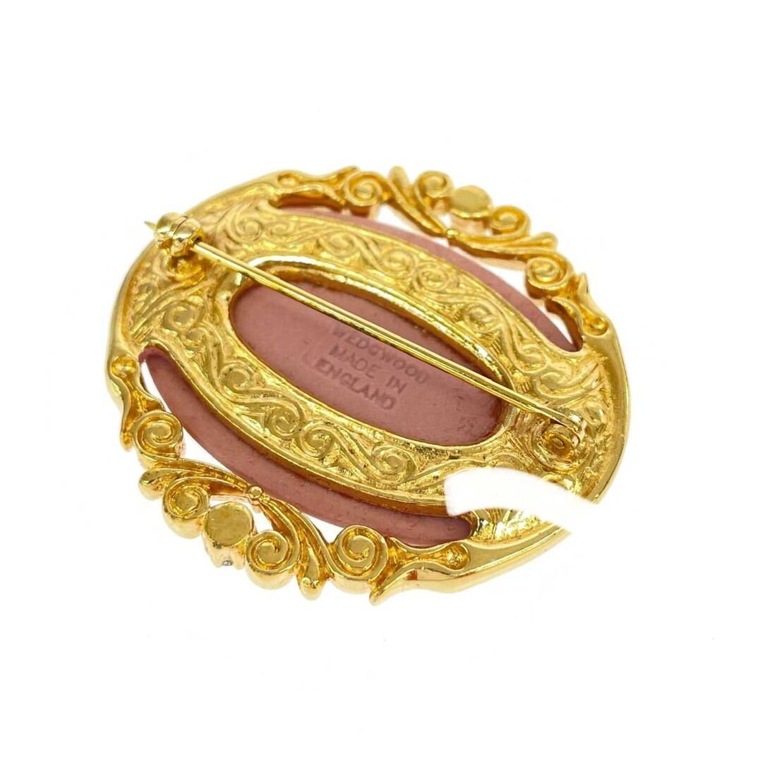 WEDGWOOD - Wedgwood ウェッジウッド カメオ ブローチ 天使/陶器