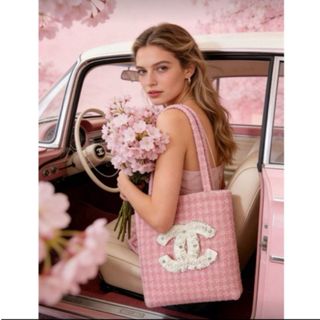 CHANEL - CHANELピンクトートバッグ ビッグココマーク シャネルの通販