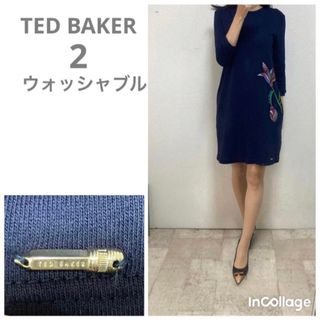 TED BAKER - テッドベイカー☆TED BAKER LONDON☆バイカラーワンピース