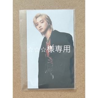 BE:FIRST - いちご様専用 BE:FIRST 空 シークレットフォトカードタグ