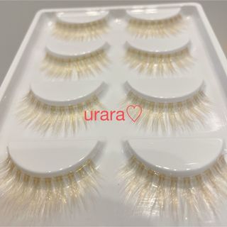 ダイソー オシャレつけまつげ 14番 短い直毛 3コセットの通販 by