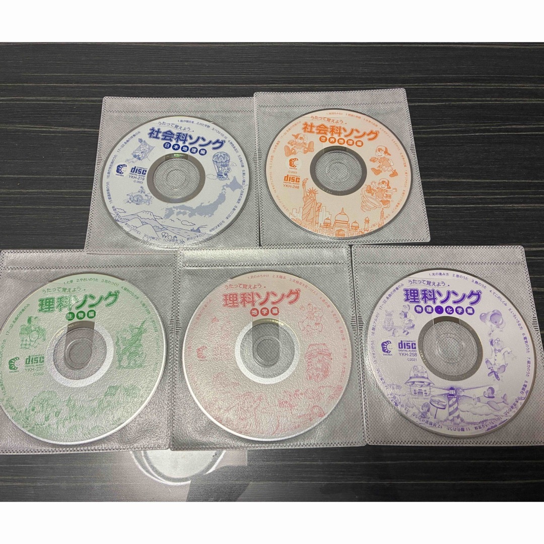 七田式 社会科ソング・理科ソング CD5枚組の通販 by justm2017's shop