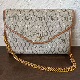Christian Dior - オールドディオール ハニカム柄 ショルダーバッグの