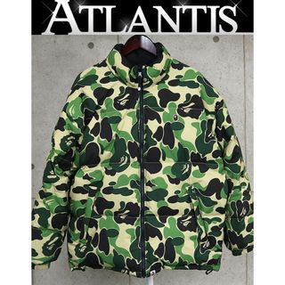 A BATHING APE - A BATHING APE エイプ レイン ジャケット ロゴ M 紫の