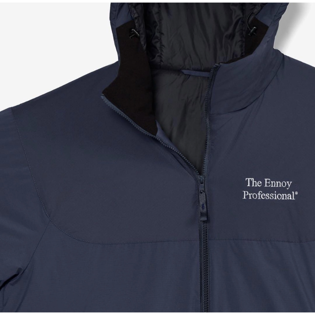 1LDK SELECT - Ennoy エンノイ Padded Nylon Hoodie ネイビー Lサイズ