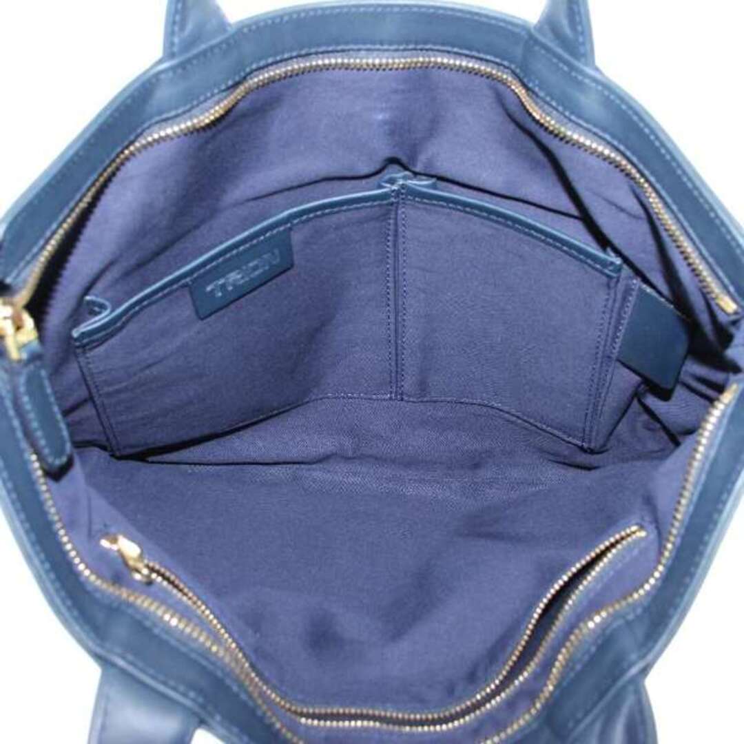 other - トライオン TRION ビジネスバッグ ブリーフケース レザー 紺